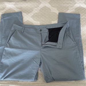 Lululemon Mens Commission Pants 36" waist, Blueish Gray color
